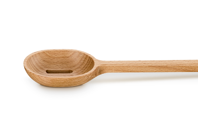 Signature Beech Wood Slotted Spoon image number 1
